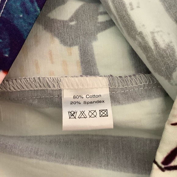 Miss Milne Colorful Print Skirt Sz-10 - Picture 6 of 6